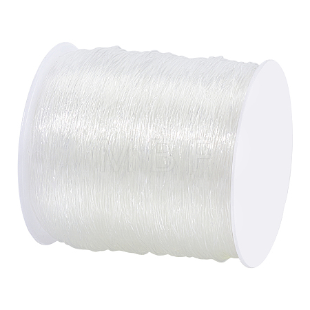 0.8mm Crystal Polyester Threads Transparent Jewelry Bracelet Beading Wire Cords EW-PH0001-0.8mm-02-1