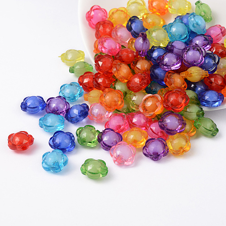 Transparent Acrylic Beads TACR-S104-M-1