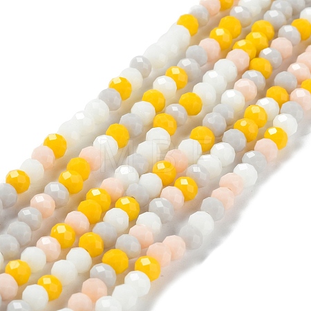 Glass Beads Strands EGLA-A034-M6mm-39-1
