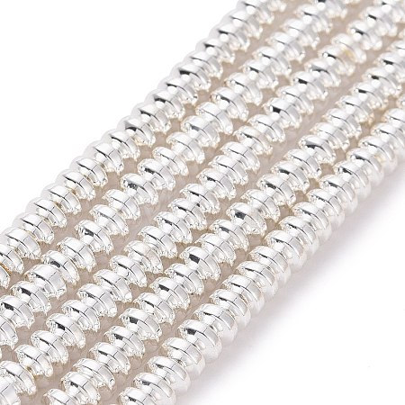 Electroplate Non-magnetic Synthetic Hematite Beads Strands G-L485-04B-S-1