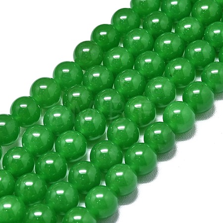 Natural Malaysia Jade Beads Strands G-L645-C01-10mm-17-1
