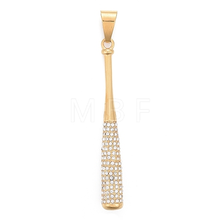 304 Stainless Steel Big Pendants STAS-K214-34G-1