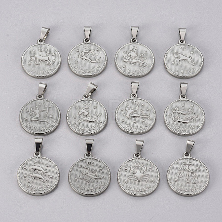Non-Tarnish 304 Stainless Steel Pendant Sets STAS-H372-01P-1