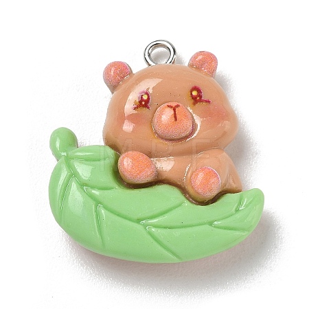 Opaque Resin Pendants RE-CBAFA24-04-1