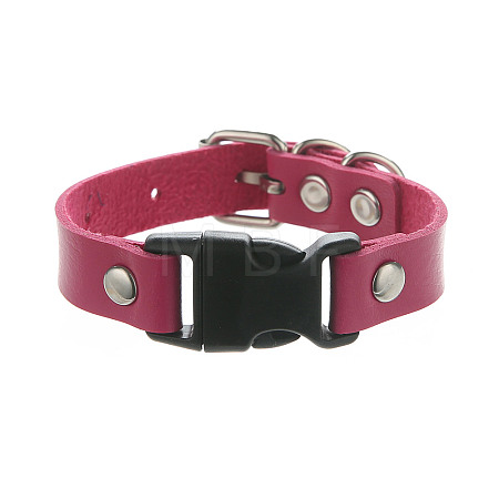 Imitation Leather & Alloy & Plastic Bracelets for Men Women FS-WG10CE2-16-1
