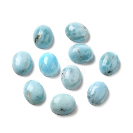 Natural Larimar Cabochons G-E616-06C-1