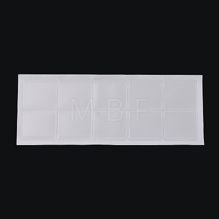 Plastic Necklace Chain Adhesive Pouch for Necklace Display Cards AJEW-P088-01B-1