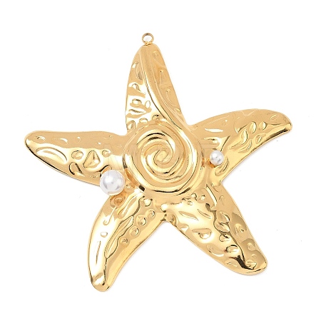 304 Stainless Steel Big Pendants STAS-L026-14G-1