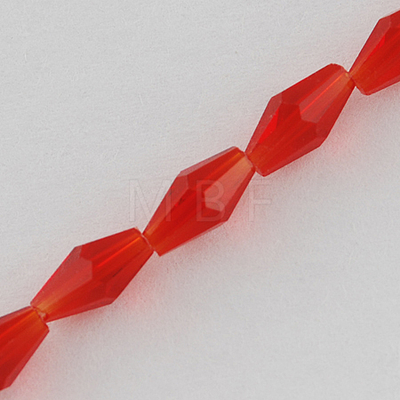 Glass Beads Strands GLAA-R026-8x4mm-03-1