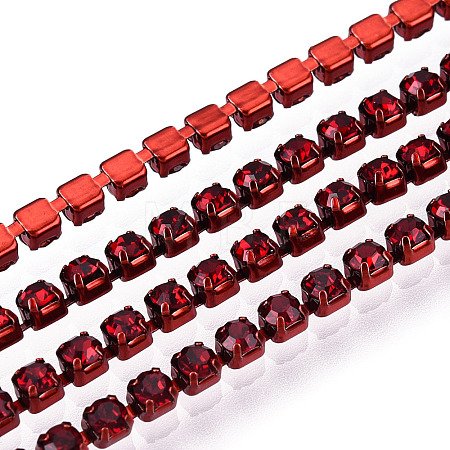 Electrophoresis Iron Rhinestone Strass Chains CHC-Q009-SS6.5-B21-1