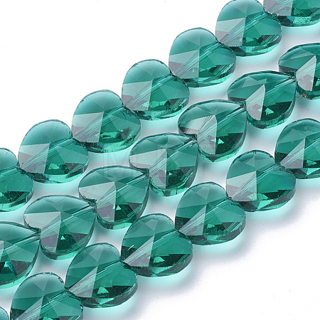 Transparent Glass Beads GLAA-Q066-10mm-A08-1