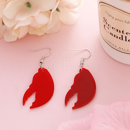 Valentine's Day Acrylic Dangle Earrings FS-WGB34A3-07-1
