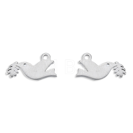 Non-Tarnish 201 Stainless Steel Charms STAS-N098-130P-1
