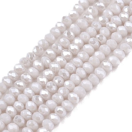 Electroplate Glass Beads Strands EGLA-A044-P1mm-A19-1
