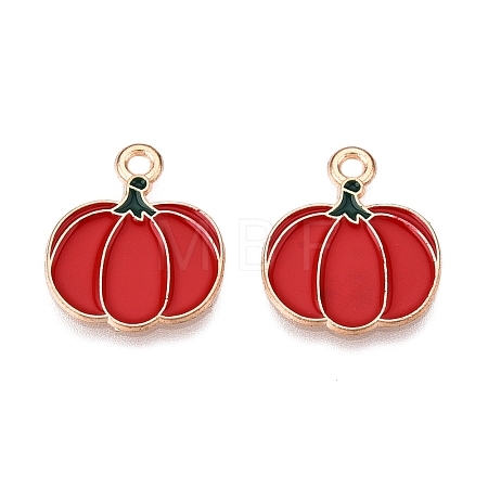 Thanksgiving Day Theme Alloy Enamel Pendants X1-ENAM-T020-35M-1