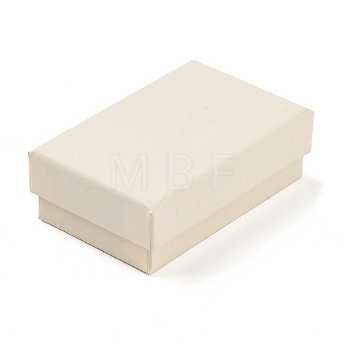 Cardboard Paper Jewelry Storage Boxes with Sponge CON-P023-01C-02-1