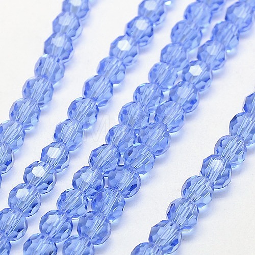 Glass Beads Strands X-EGLA-J042-6mm-05-1