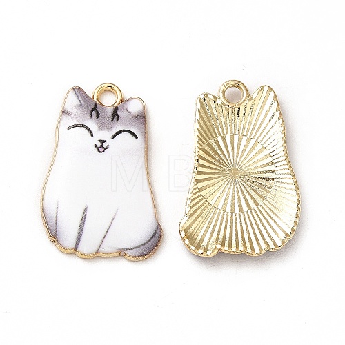 Alloy Enamel Pendants ENAM-M046-12G-D-1