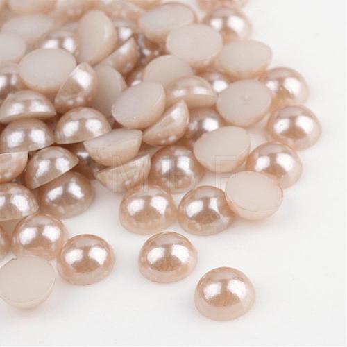 ABS Plastic Cabochons OACR-S012-5mm-Z49-1