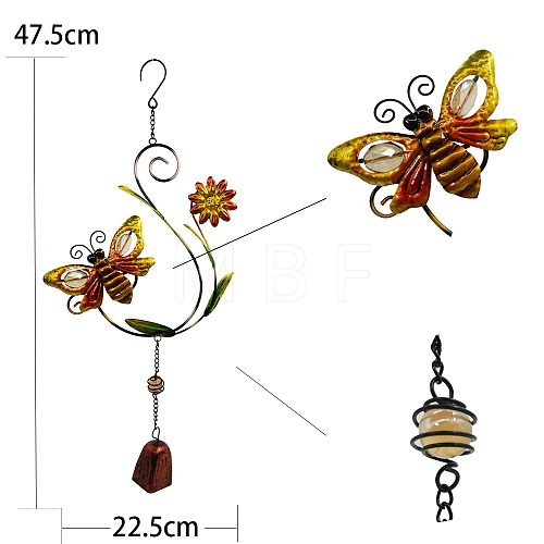 Painted Glass Pendant Decorations PW-WG51632-01-1