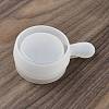 Flat Round with Handle DIY Silicone Candlesticks Molds LS-SIMO-G010-02A-4