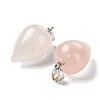 Natural Rose Quartz Pendants GG-K002-13U-2