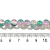 Crackle Glass Beads Strands CCG-C002-8mm-07-4