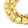 Electroplate Glass Beads Strands EGLA-F166-06G-3