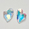 K9 Glass Rhinestone Pendants GLAA-F083-01A-05-2