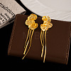 Zinc Alloy Tassel Stud Earrings FS-WG96B09-01-1