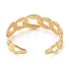 304 Stainless Steel Cuff Bangles for Women BJEW-K263-05G-15-3