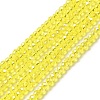 Electroplate Glass Beads Strands EGLA-R048-2mm-22-1