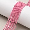 Natural Pink Tourmaline Beads Strands G-P457-A01-14H-1