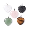 Naturla Mixed Gemstone Pendants G-G956-B67-1