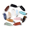 Natural & Synthetic Mixed Stone Pendants G-N349-16P-1