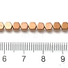 Electroplated Synthetic Non-magnetic Hematite Beads Strands G-C154-B01-5