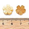 Natural Yellow Shell Carved Beads SSHEL-Z002-02C-3