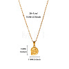 Summer Beach 304 Stainless Steel Pendant Necklaces WG63A68-05-1