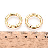 Brass Spring Gate Rings KK-T078-20G-04-3