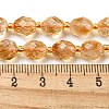 Natural Citrine Beads Strands G-N342-44-5