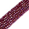 Baking Electroplate Glass Beads Strands DGLA-TAC0003-2mm-02-1