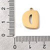 304 Stainless Steel Pendants STAS-K297-09D-G-3