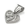 304 Stainless Steel Pendants STAS-D225-05P-2