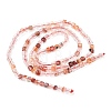 Natural Hematoid Quartz/Ferruginous Quartz Beads Strands G-Z161-B01-3x3mm-4