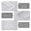 3Pcs Multifunctional Acrylic Drawing Scale Ruler DIY-WH0387-73C-4