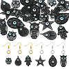 DIY Evil Eye Earring Making Kit DIY-TA0005-07-11