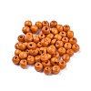 Dyed Natural Wood Beads WOOD-Q006-8mm-09-LF-1