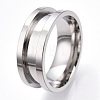 201 Stainless Steel Grooved Finger Ring Settings RJEW-TAC0017-8mm-03A-2