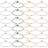 32Pcs 4 Colors Rack Plating Adjustable Brass Slider Bracelet Making KK-SP0001-79-1