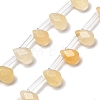 Natural Topaz Jade Beads Strands G-Q167-A22-02-1